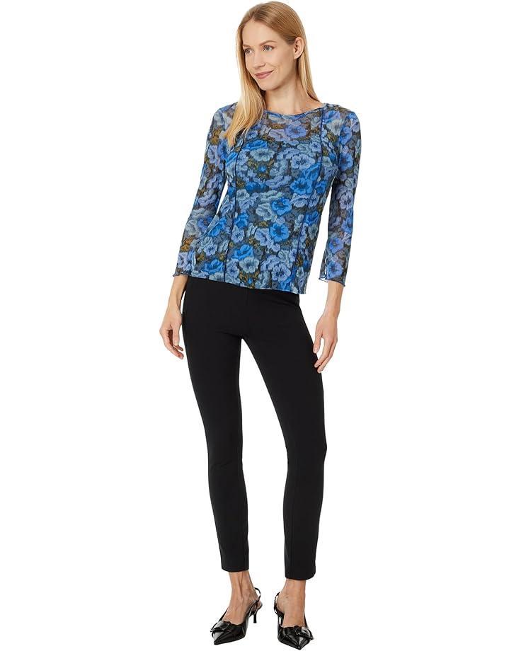 Short Sleeve Crew Neck Blouse Product Image