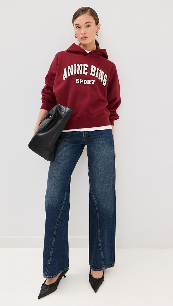ANINE BING Brie Blue Depth Jeans | Shopbop Product Image