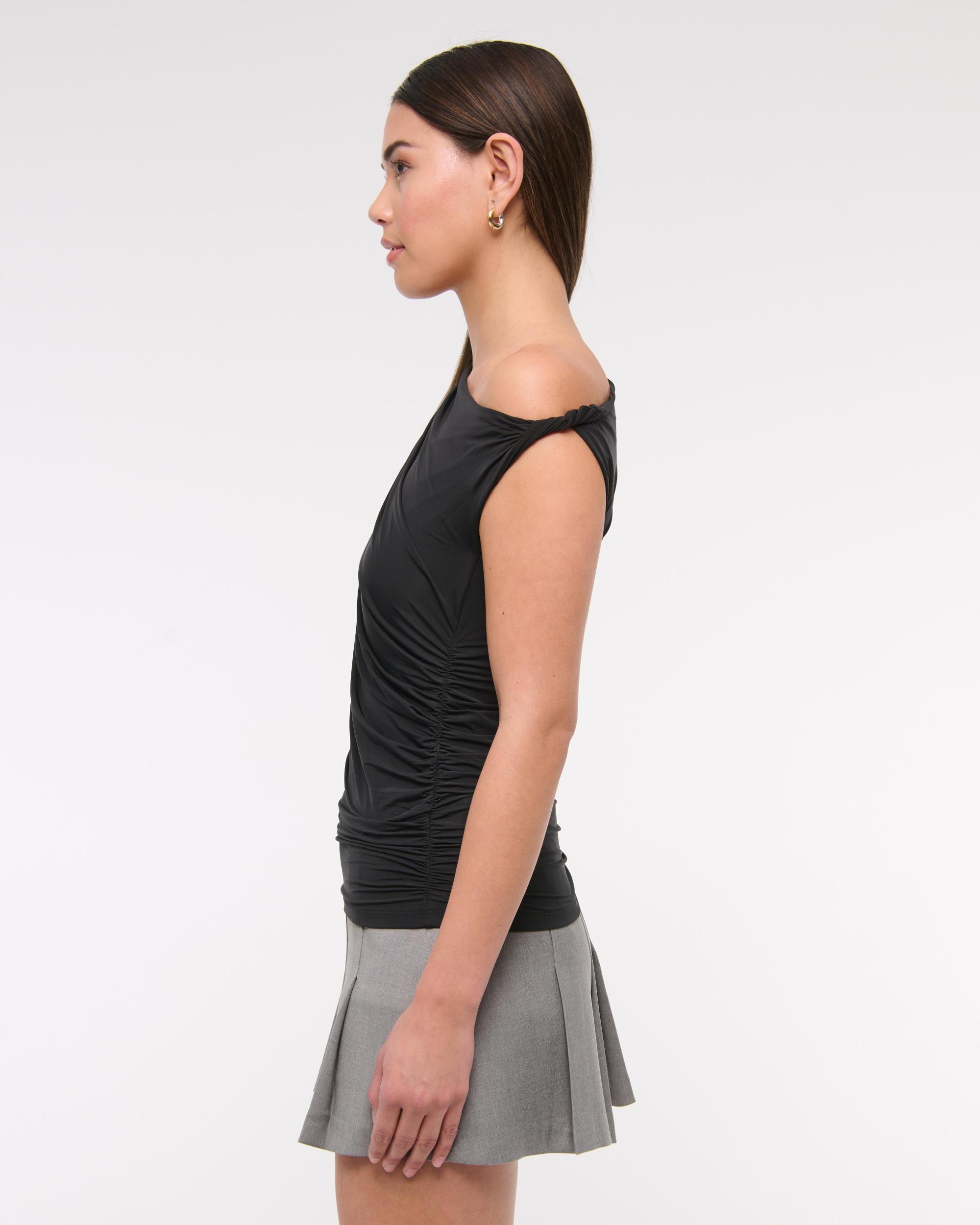 Draped Twist Top Product Image