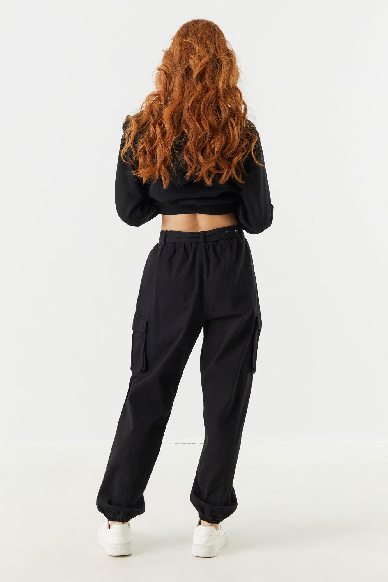 Belted Twill Cargo Pant Female Product Image