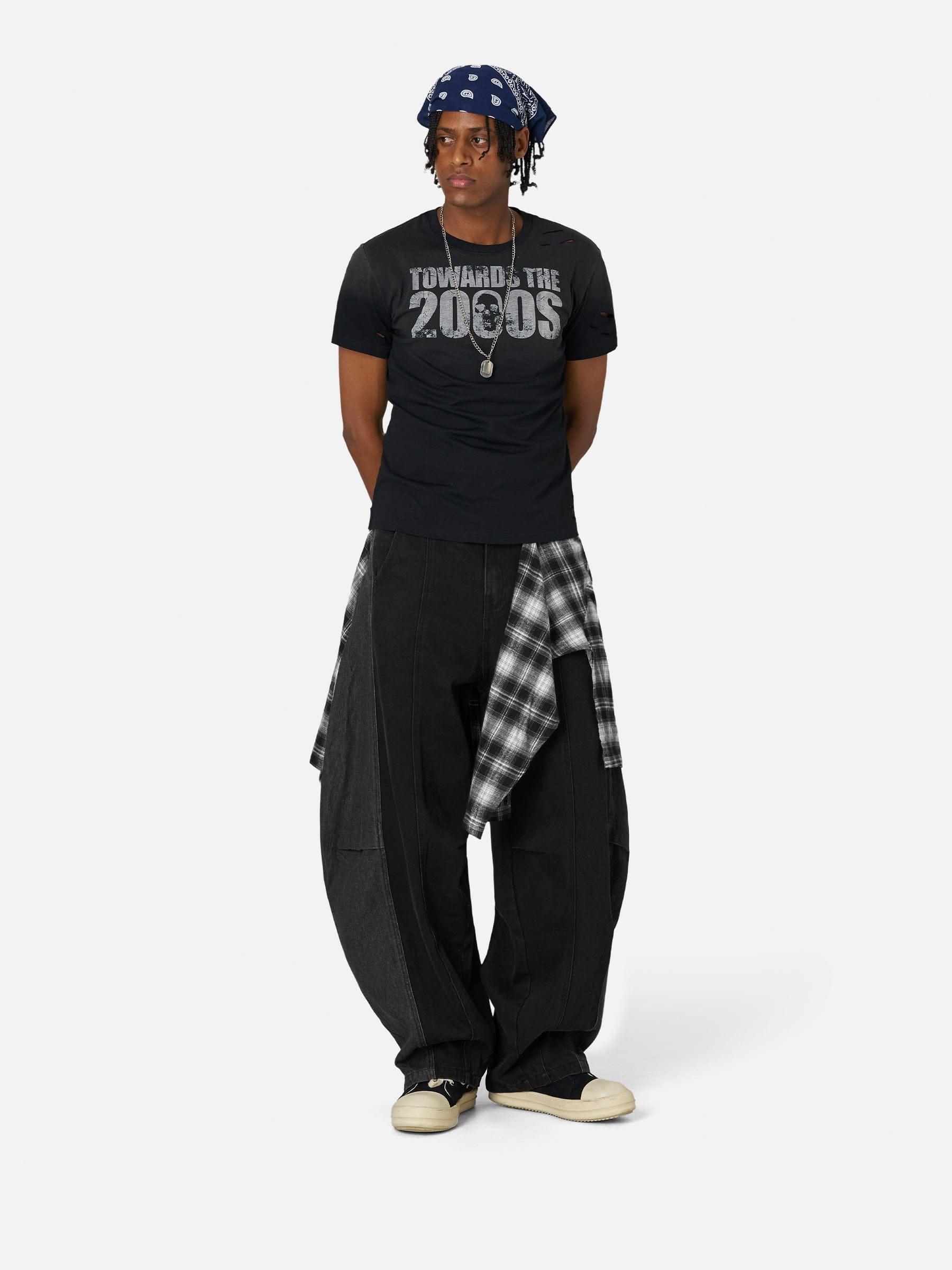 Aelfric Eden Plaid Super Baggy Barrel Jeans Product Image