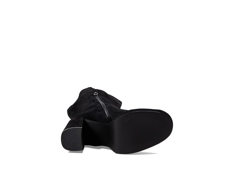 Schutz Womens Maryana Croc-Embossed Block Heel Pointed-Toe Tall Boots Product Image