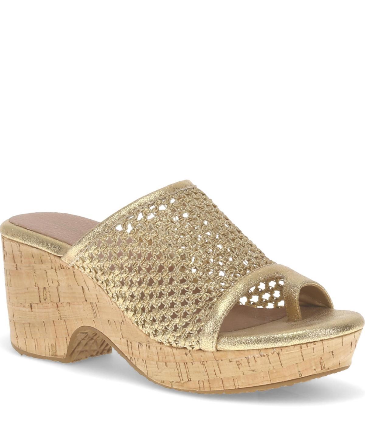 Baretraps Bethie Women's Wedge Sandals, Size: 7.5, Caramel Product Image
