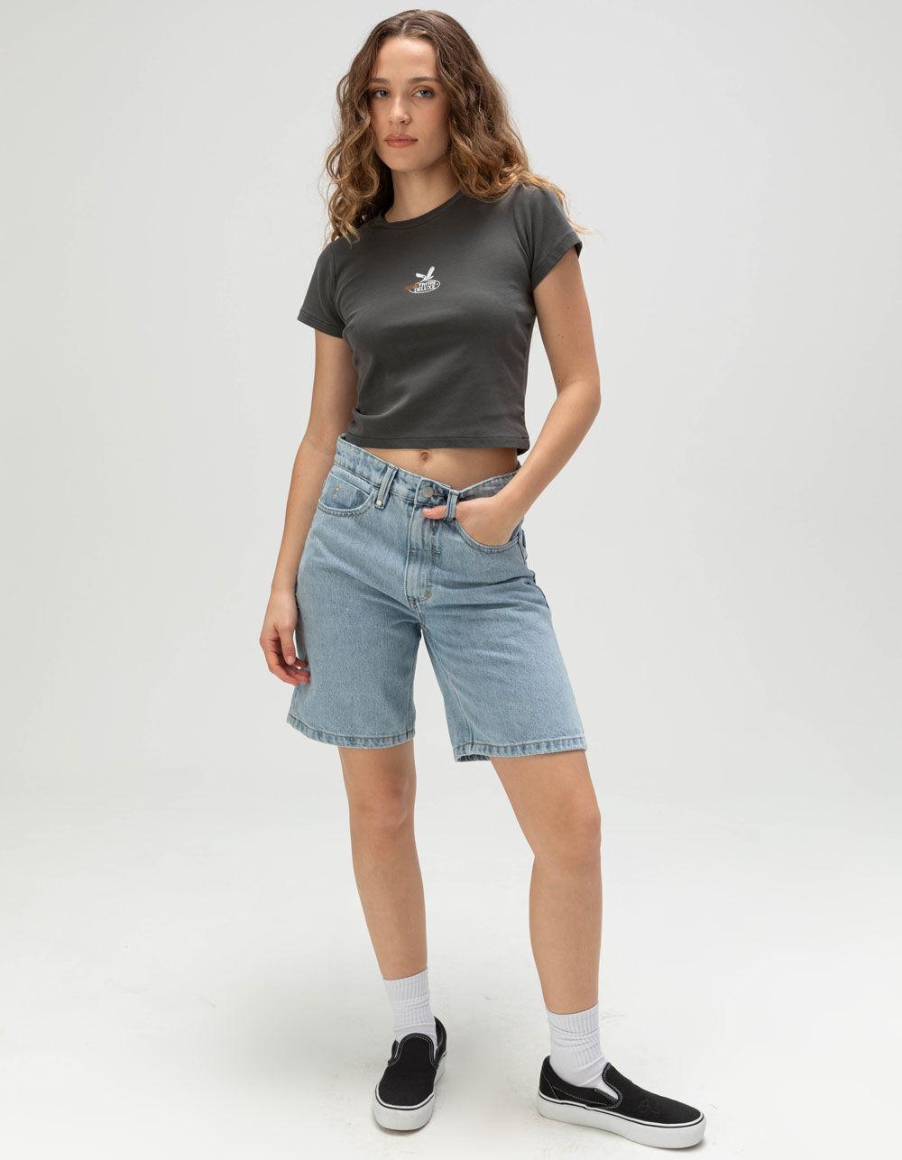 THRILLS Deluxe Womens Baby Tee - BLACK Product Image