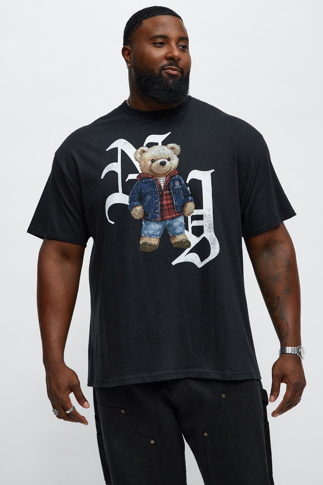 NYC Teddy Short Sleeve Tee - Black Product Image