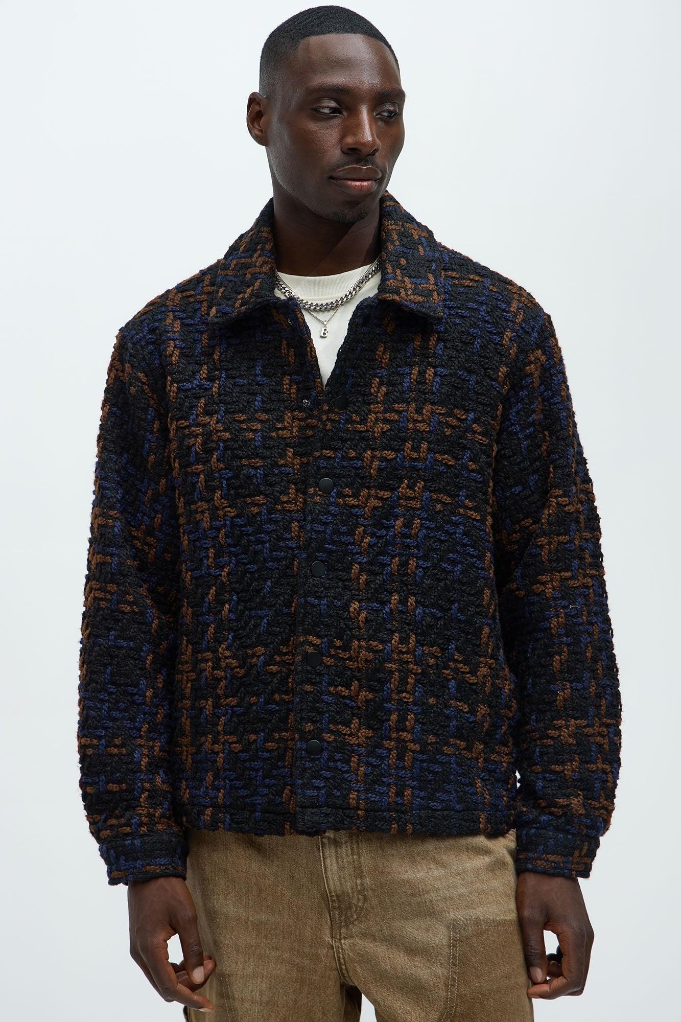 Kenitra Jacquard Plaid Jacket - Multi Color Product Image