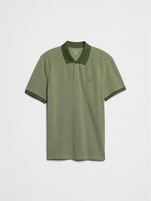 Cotton Monogram Pique Polo Product Image