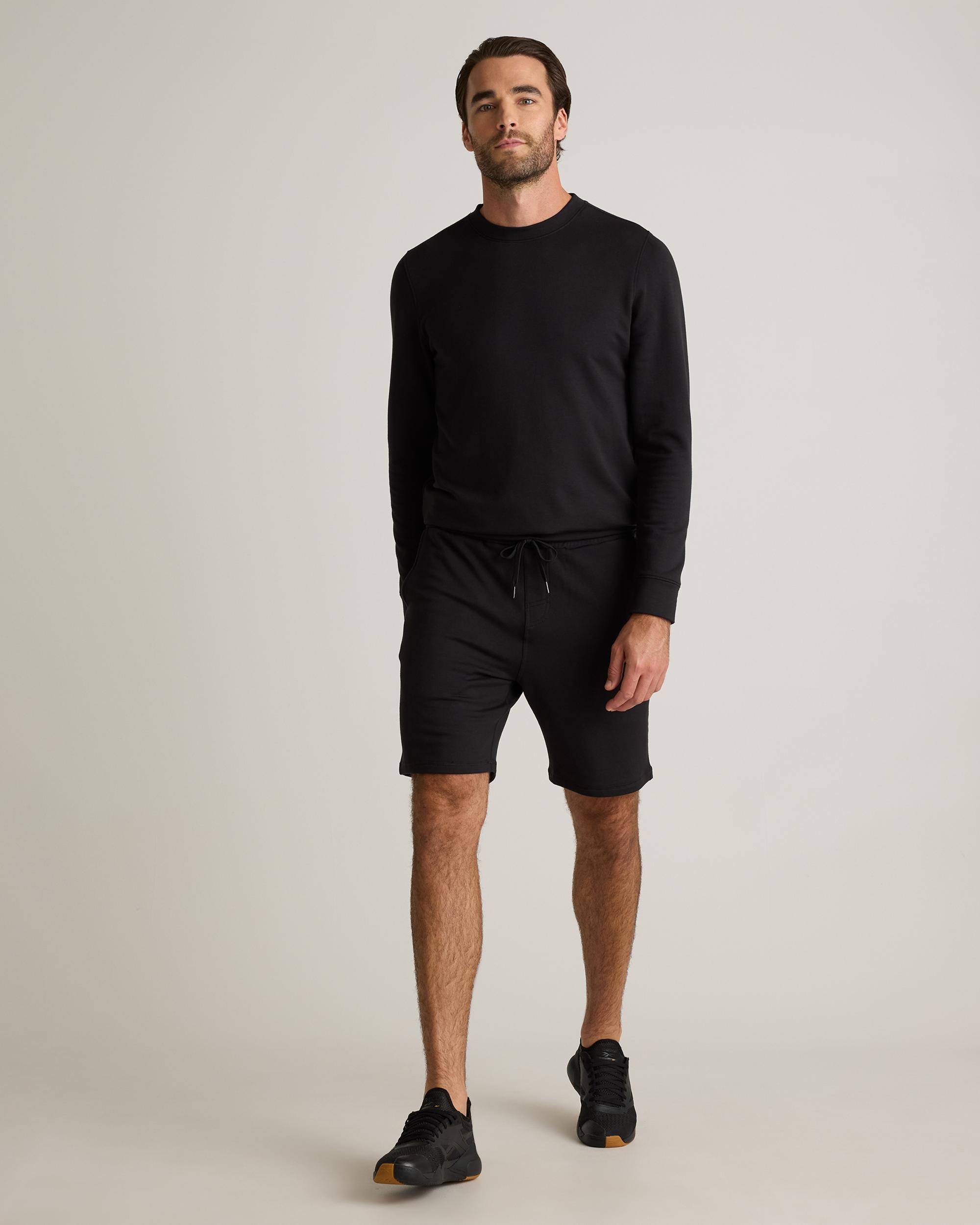Quince | Men's Supersoft Fleece Crew Neck Alpaca Sweater Lenzing Modal Product Image
