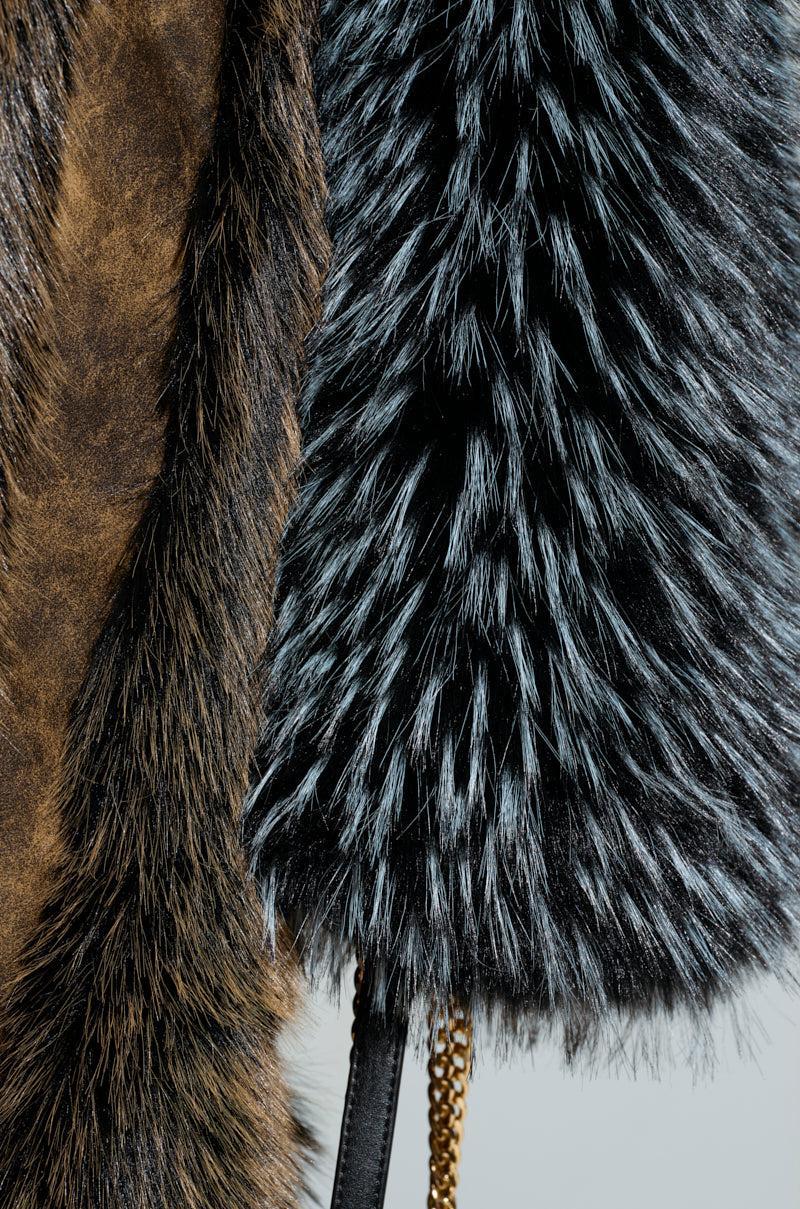 CHIARA PANELED FUR COAT Product Image