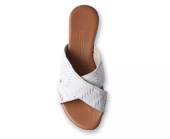 Bearpaw Ximena Womens Leather Slide Sandals Product Image
