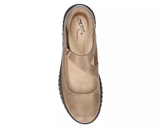 Easy Street Joyful Women's Mary Jane Flats, Size: 6.5 Wide, Brown Product Image