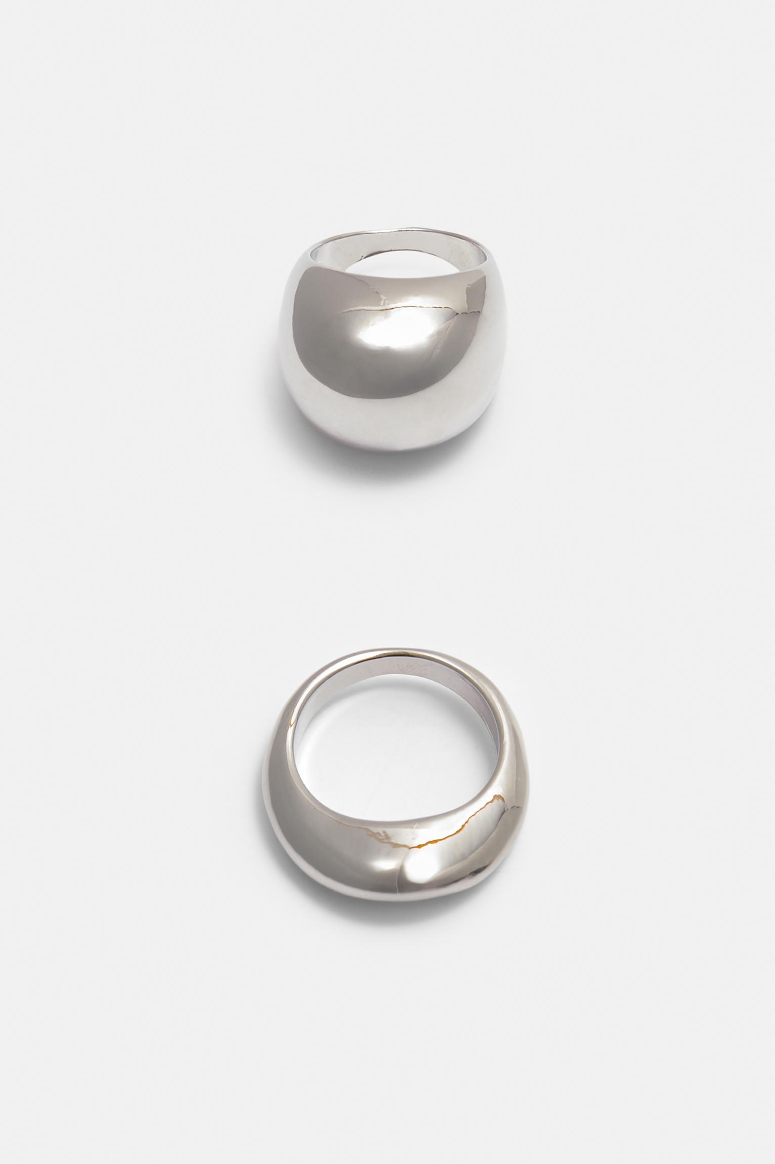 Pack of 2 metallic rings Product Image