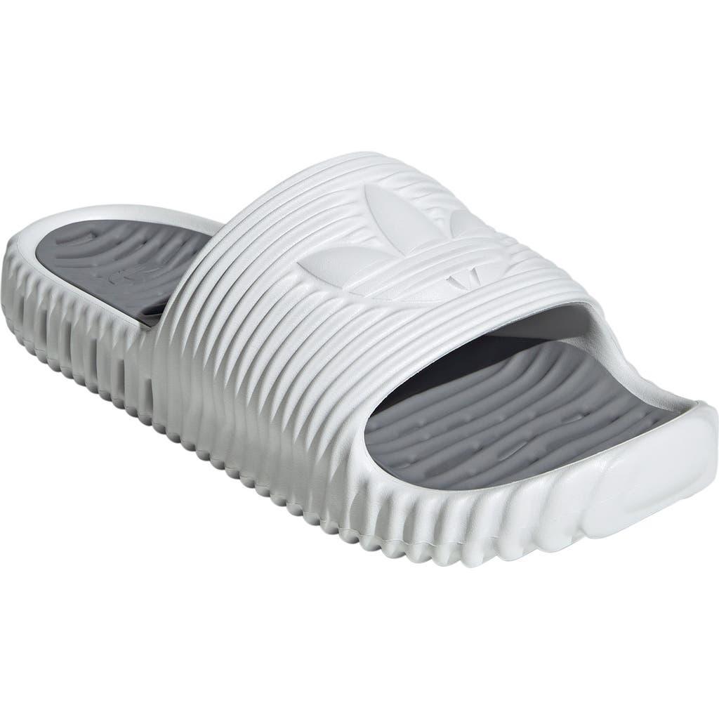 adidas Gender Inclusive Adilette 25 Slide in Crystal White/Grey at Nordstrom, Size 5 Women's Product Image