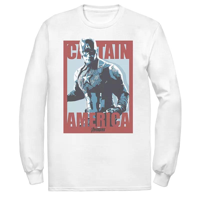 Men's Marvel Avengers Endgame Captain Marvel Poster Tee, Size: Small, White Product Image