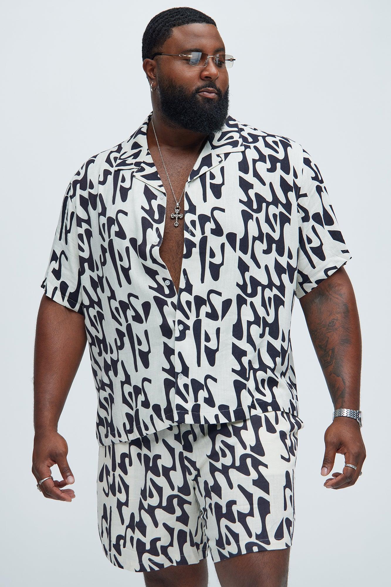 Macullar Linen Shirt - Black/combo Product Image