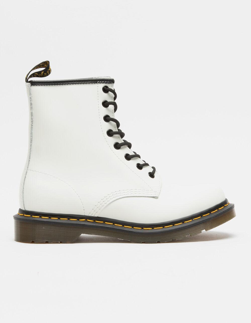 DR. MARTENS 1460 White Womens Boots - WHITE Product Image