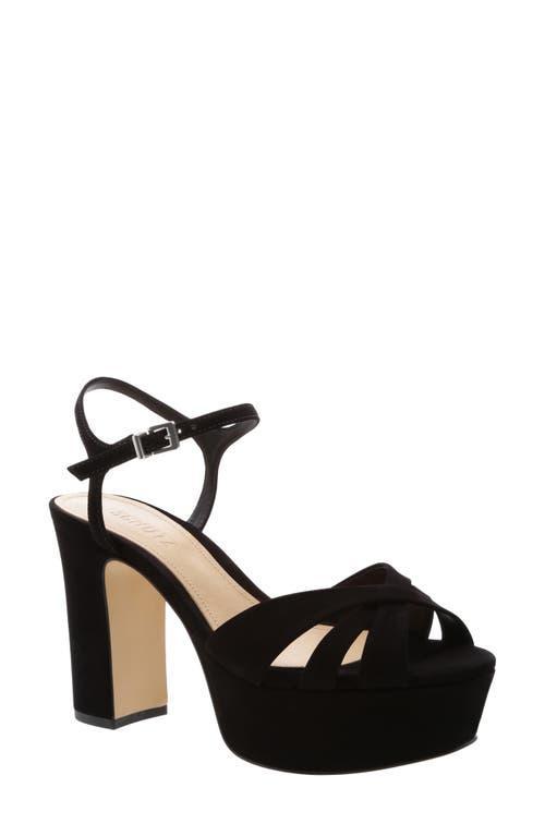 Keefa Metallic Leather Platform Sandals Product Image