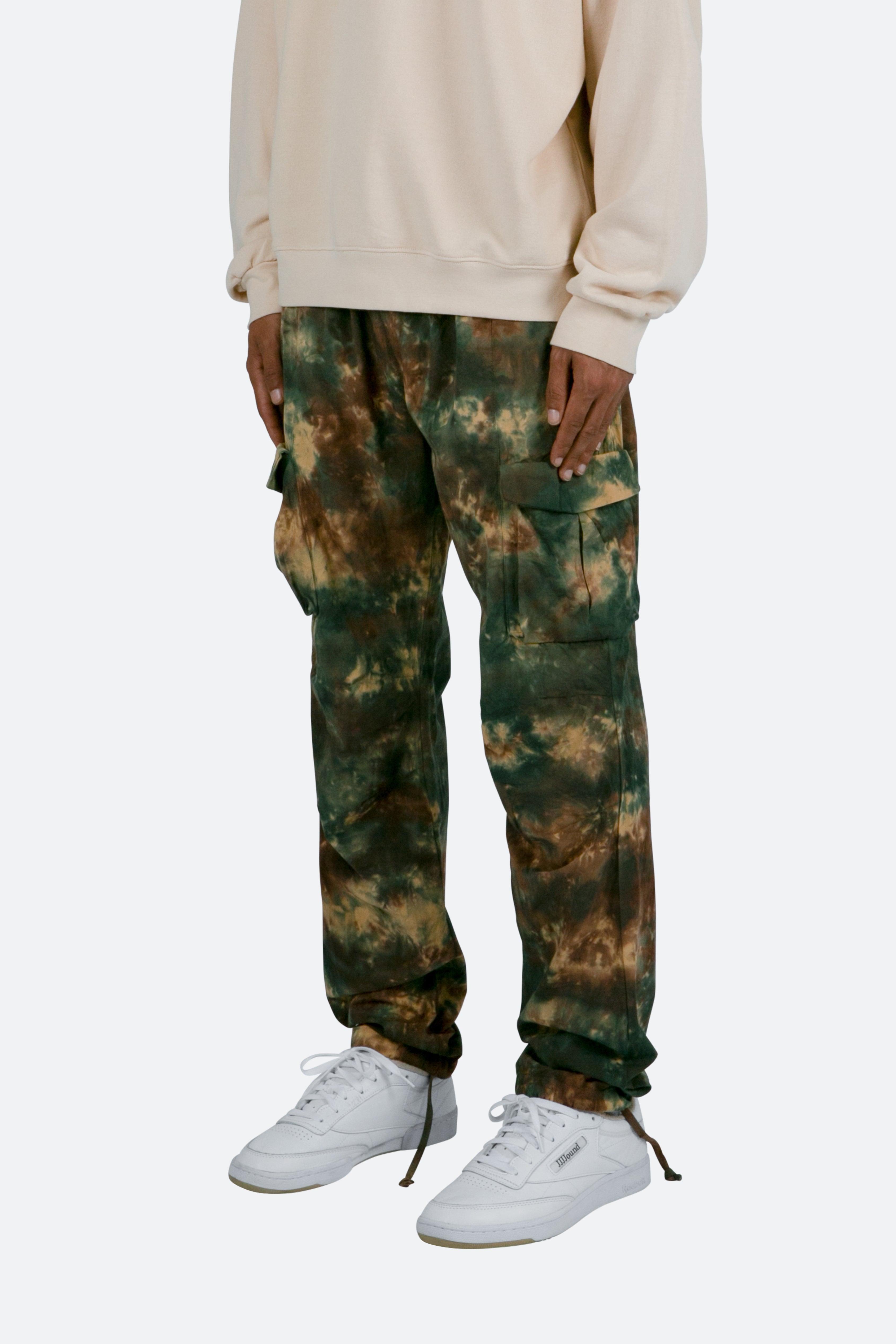 Washed Camo Cargo Pants - Camo Product Image