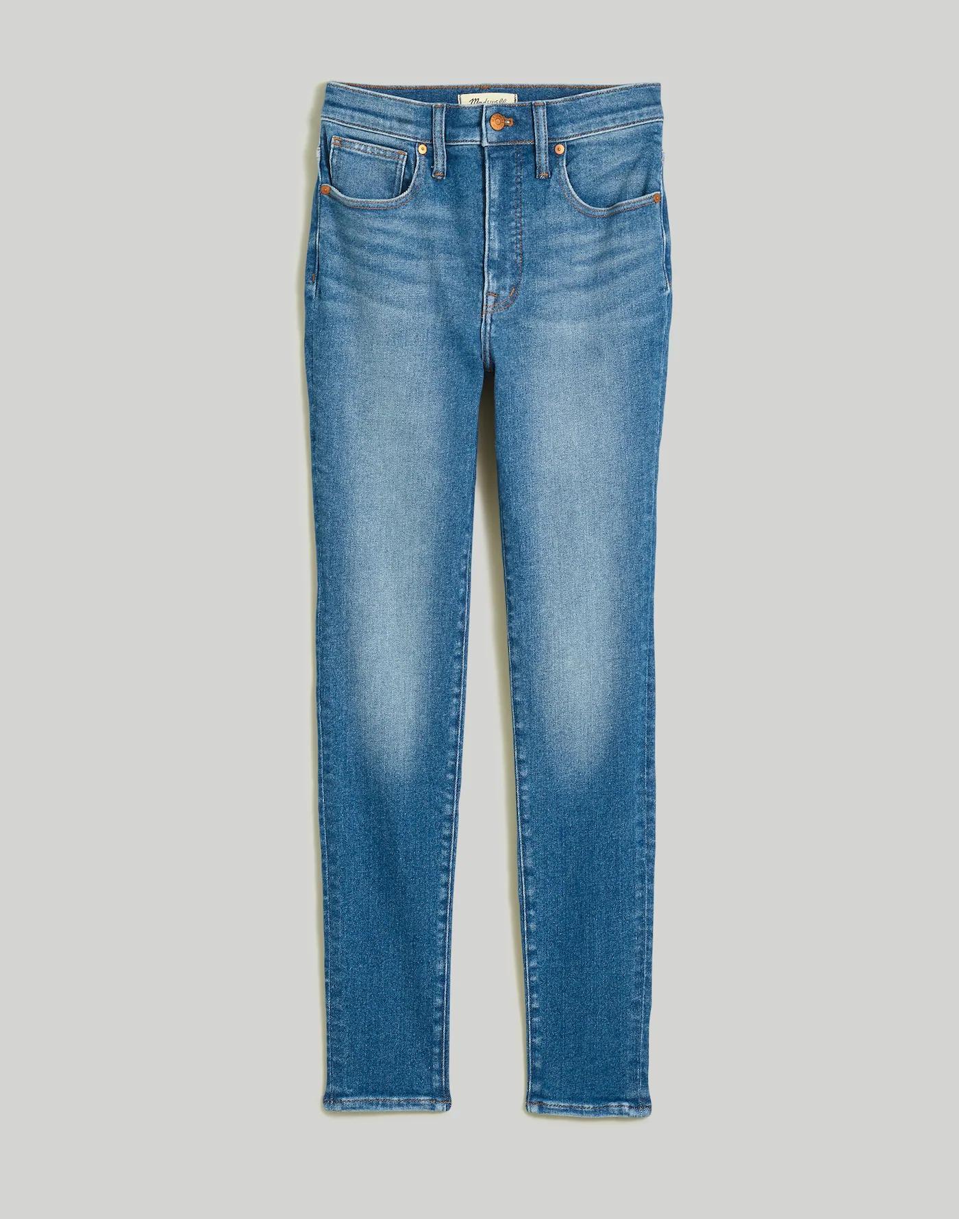 Petite High-Rise Skinny Jeans in Gracey Wash Product Image