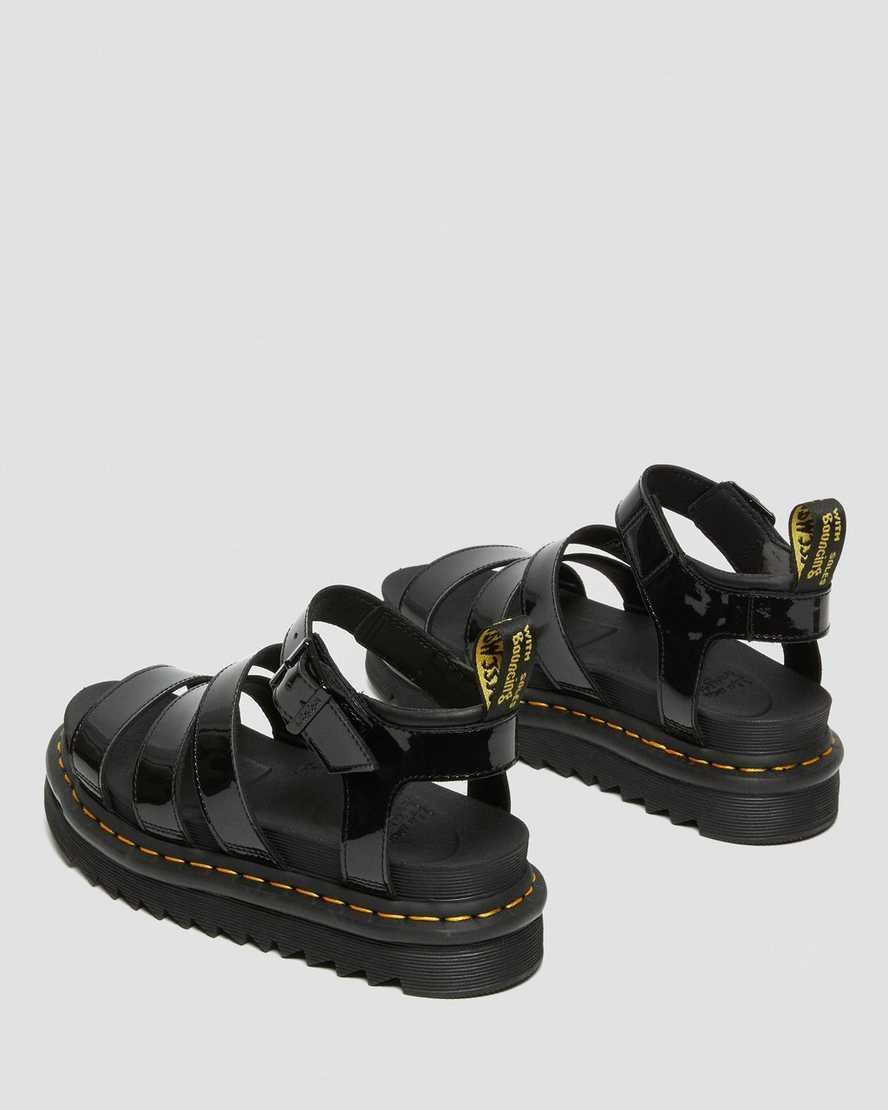 Blaire Patent Leather Strap Sandals Product Image