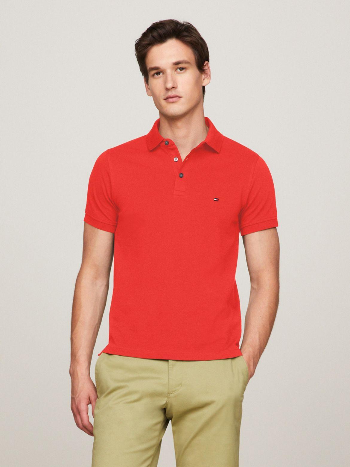 Tommy Hilfiger Mens 1985 Slim Fit Polo Shirt Product Image