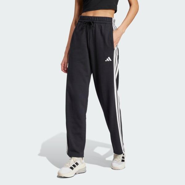 Women's adidas Essentials Small Logo Fleece Pants, Size: XL, Wonder Alumina White Product Image