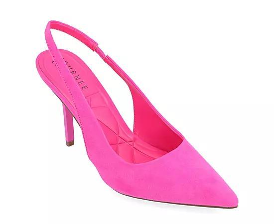Journee Tru Comfort Foam Elenney Womens Slingback Heels Product Image