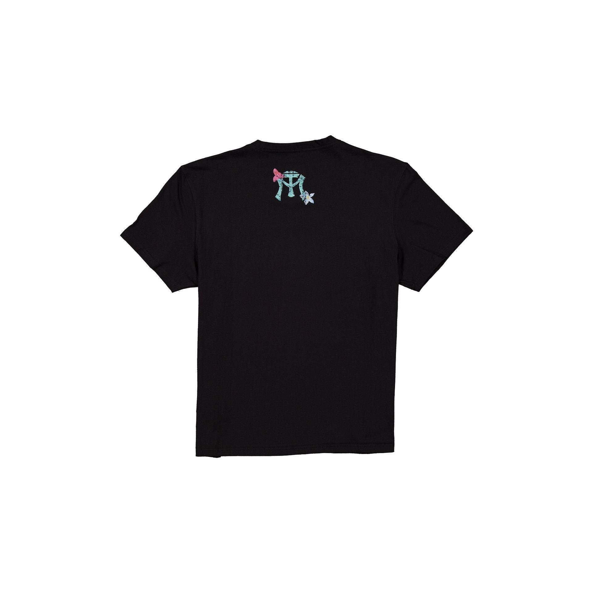 Sultanes de Monterrey Black Floral T-Shirt Male Product Image