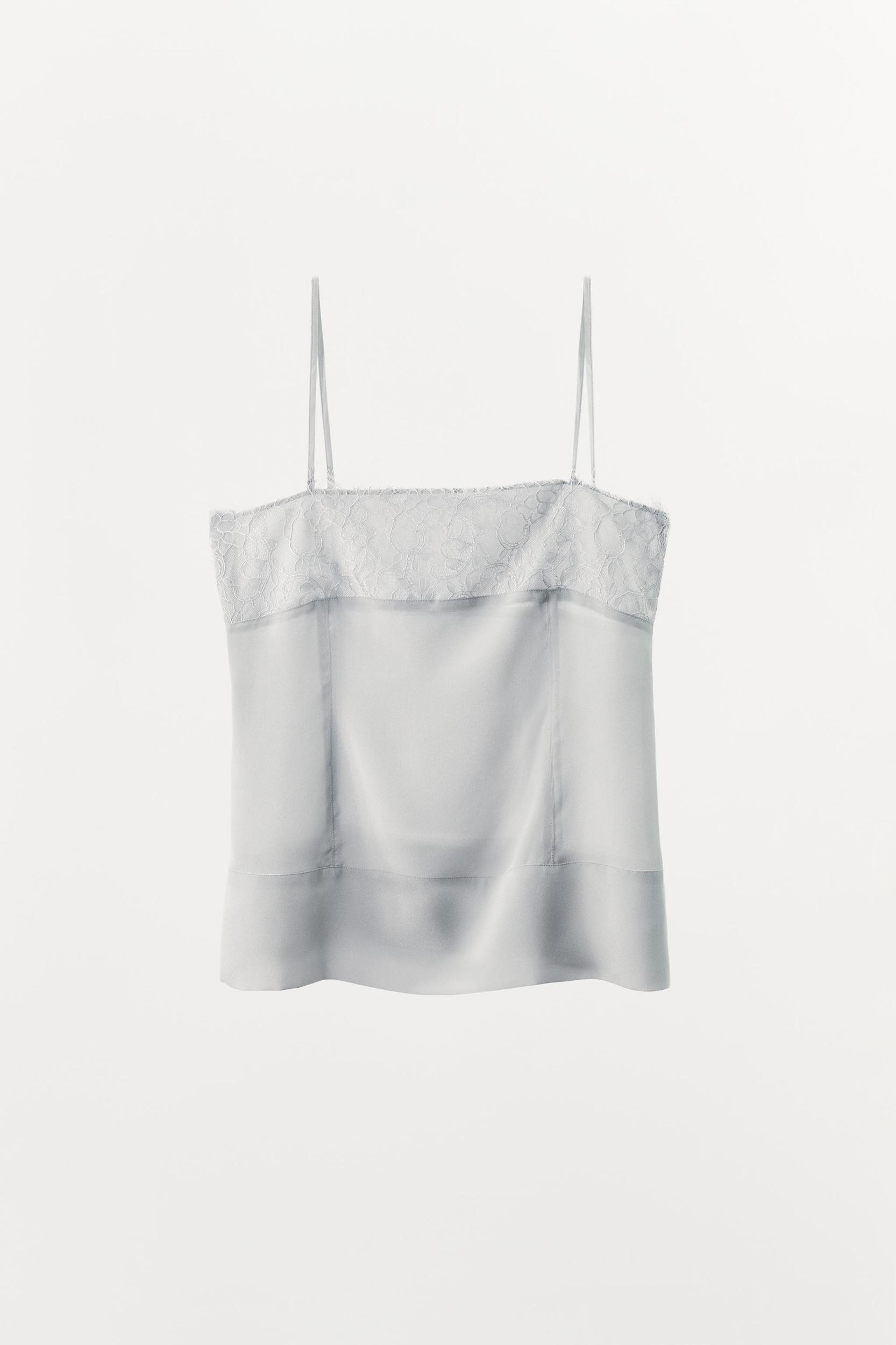 GEORGETTE LACE TOP Product Image