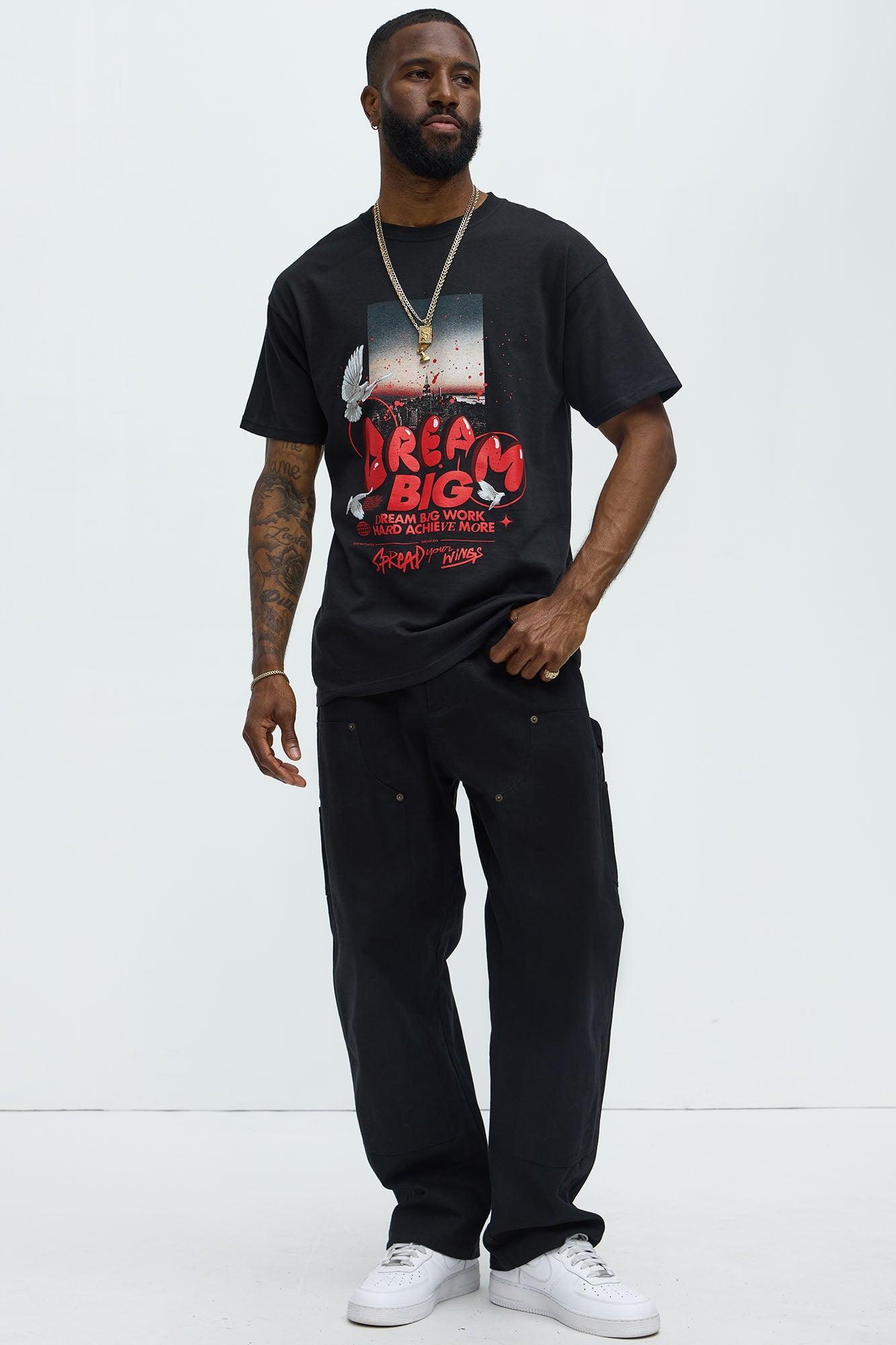 Dream Big In The City Short Sleeve Tee - Black Product Image