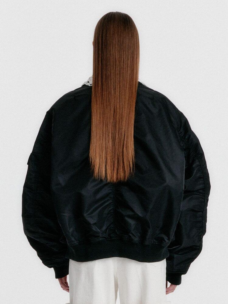 ALPHA X EENK LACE COLLAR MA-1 W Product Image