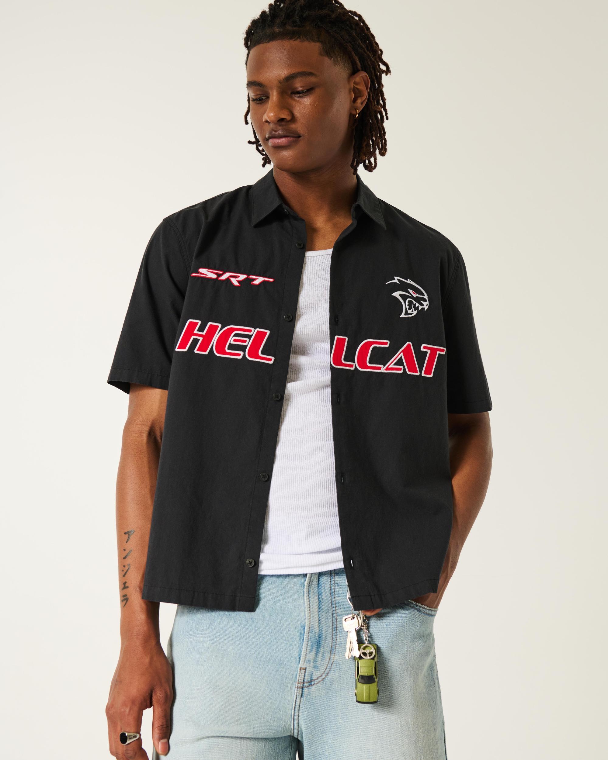 Boxy Short-Sleeve Chevrolet Corvette Graphic Shirt Product Image