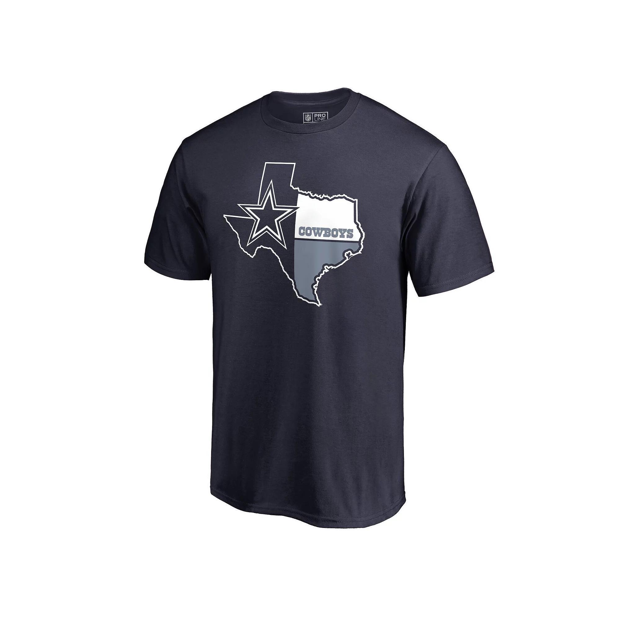 Men's Fanatics Branded Navy Dallas Cowboys Hometown Collection T-Shirt, Size: Medium, Blue Product Image