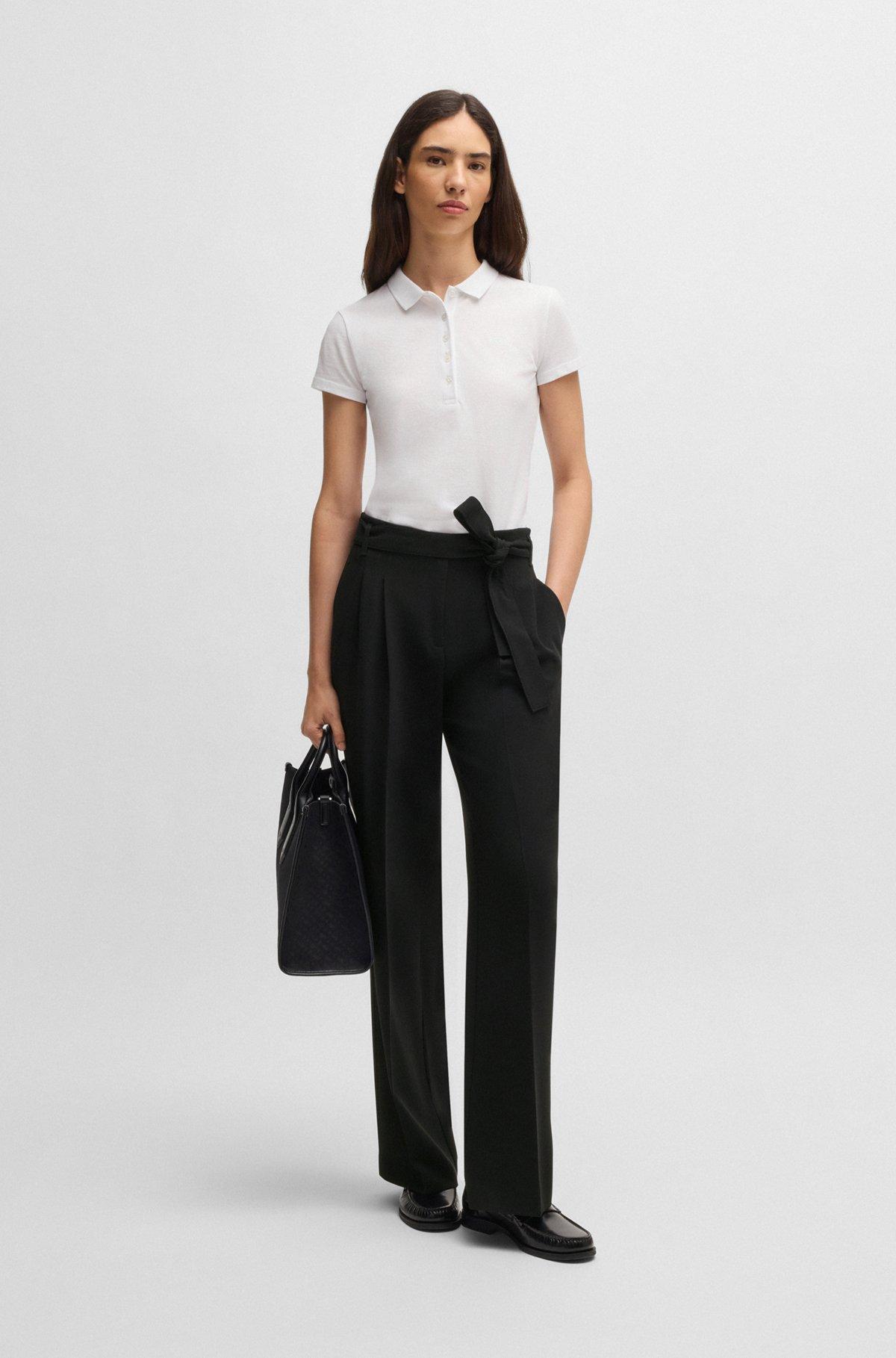Regular-fit blazer in crease-resistant crepe Product Image