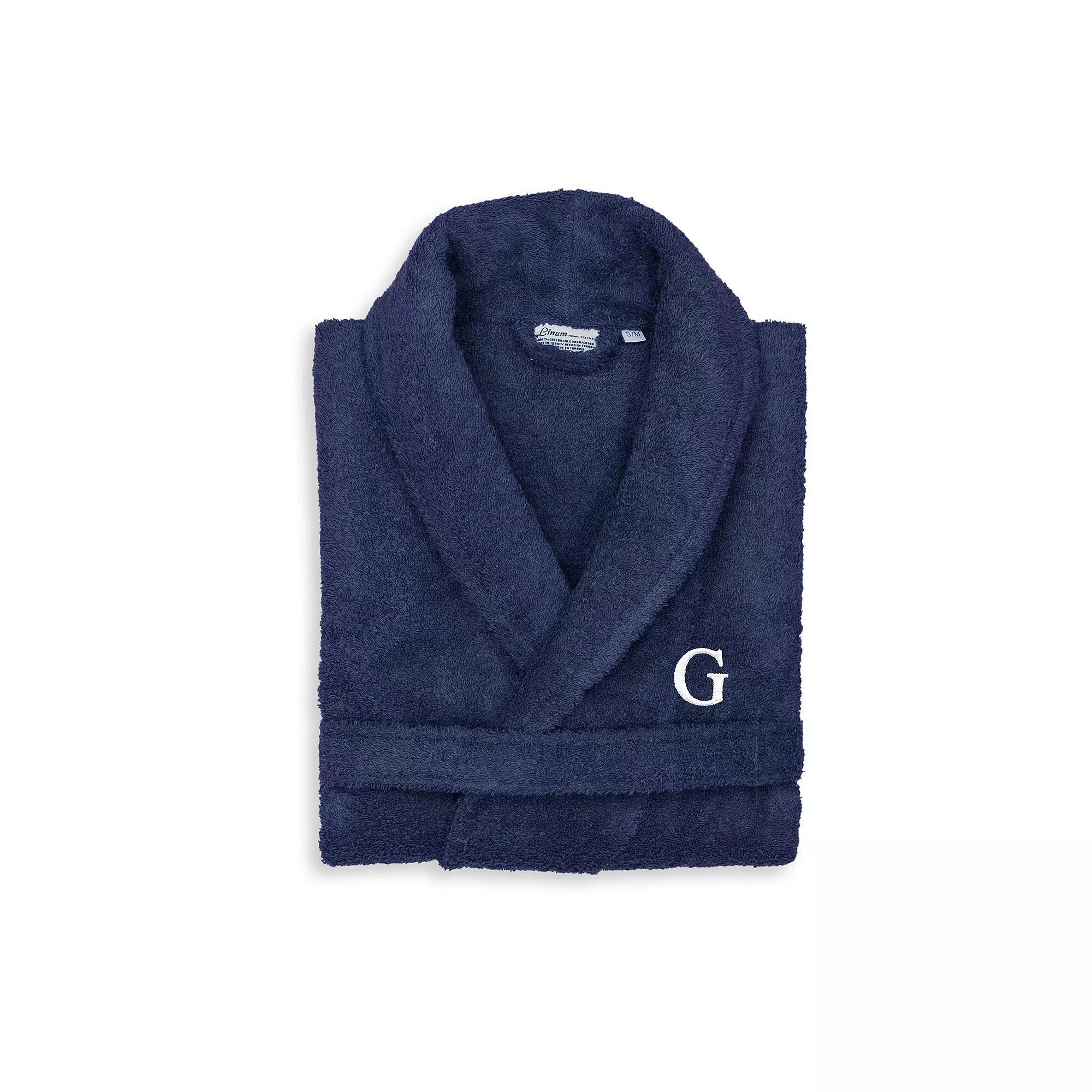 Linum Home Textiles Turkish Cotton Personalized Unisex Terry Cloth Bathrobe, Womens Product Image