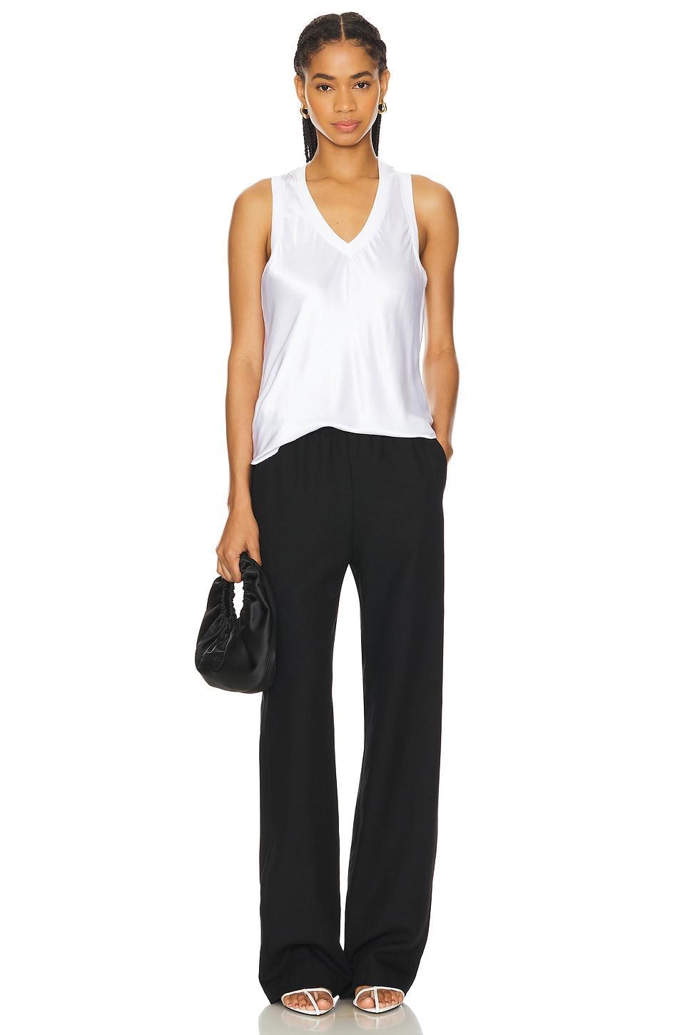 Bridget Silky Racer Tank LA Made Product Image