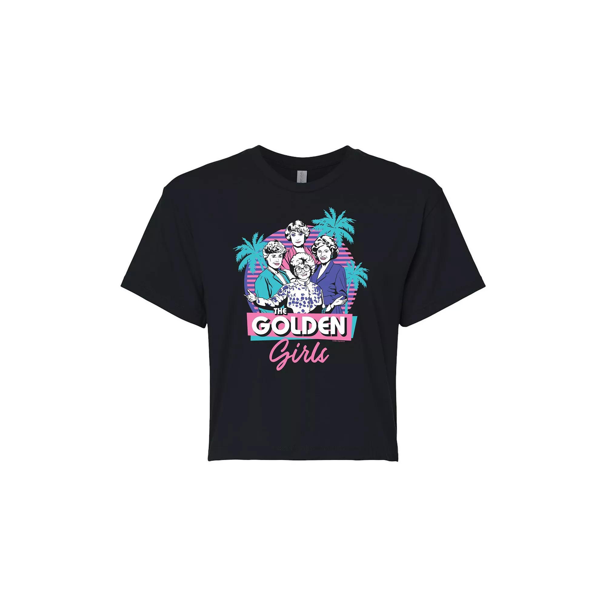 Juniors Barbie Hearts Cropped Tee, Girls Product Image