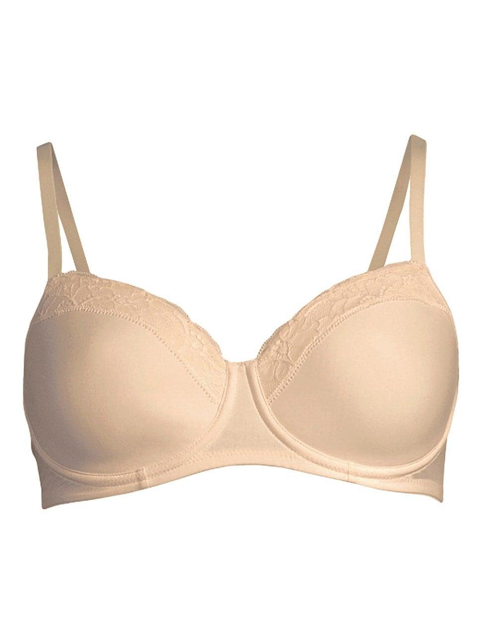 Cotton Lace Spacer T-Shirt Underwire Bra Product Image