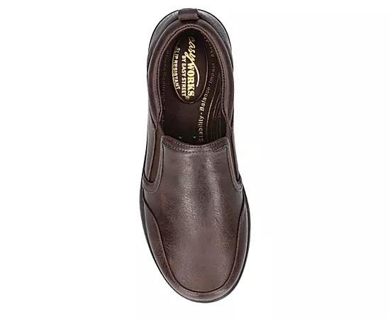 Easy Works by Easy Street Garland Slip-Resistant Flat Shoes, Women's, Size: 6, Brown Product Image