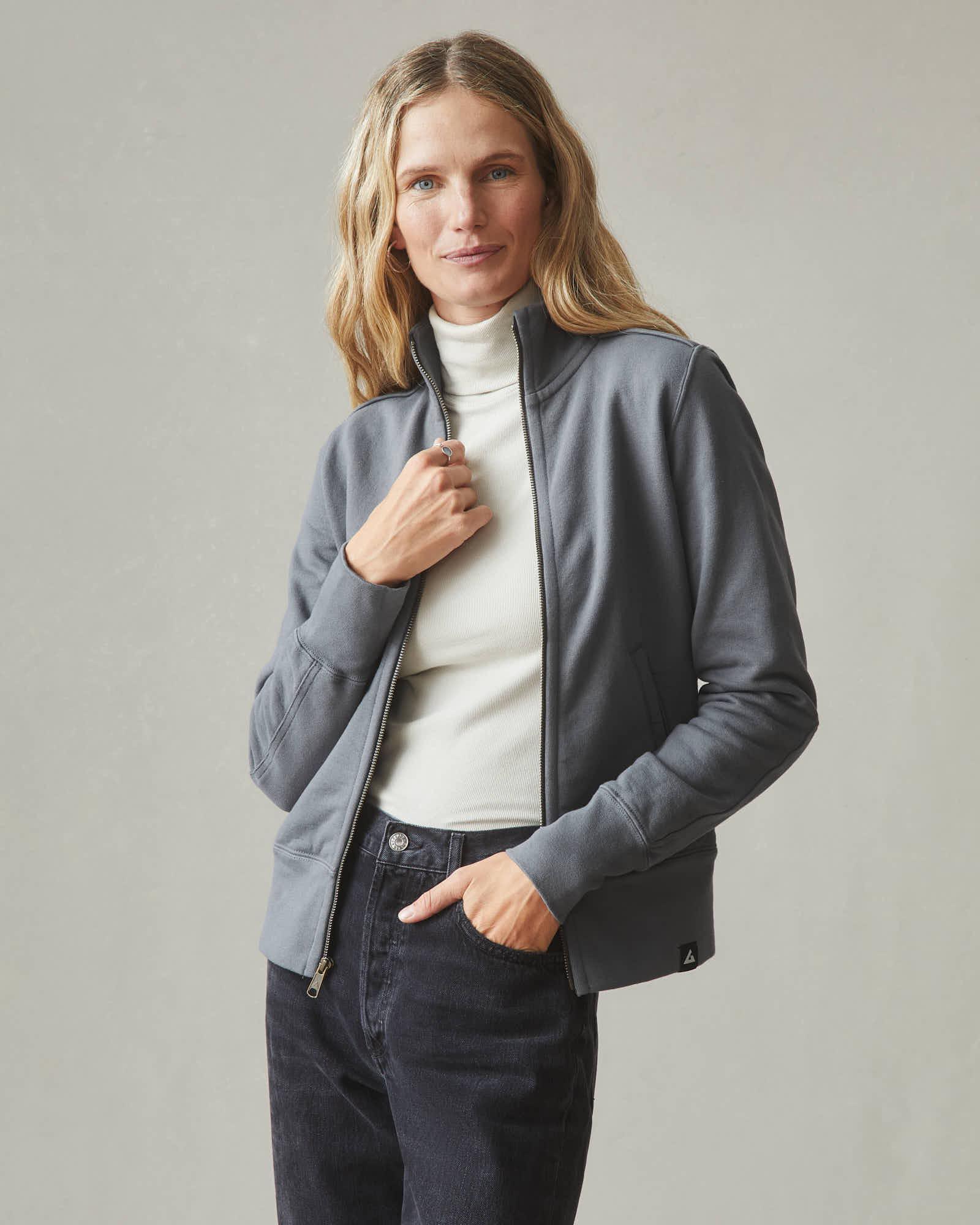 Women's Moto Full Zip - Iron Female Product Image