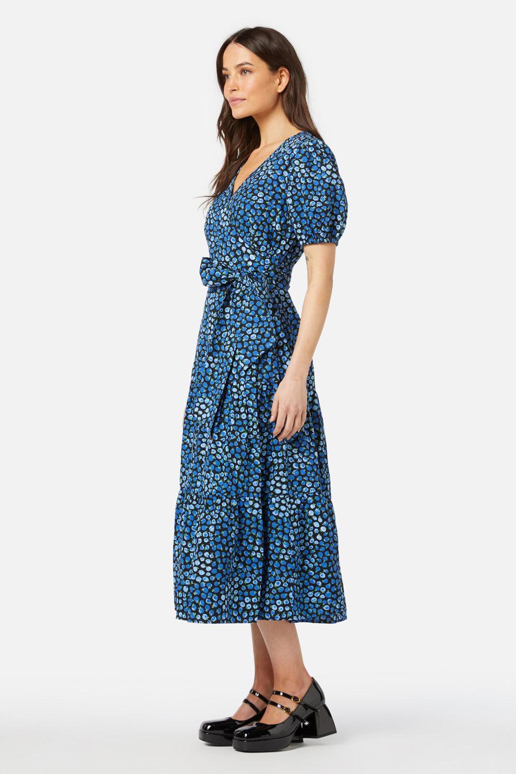 Bessie Midi Wrap Dress Product Image