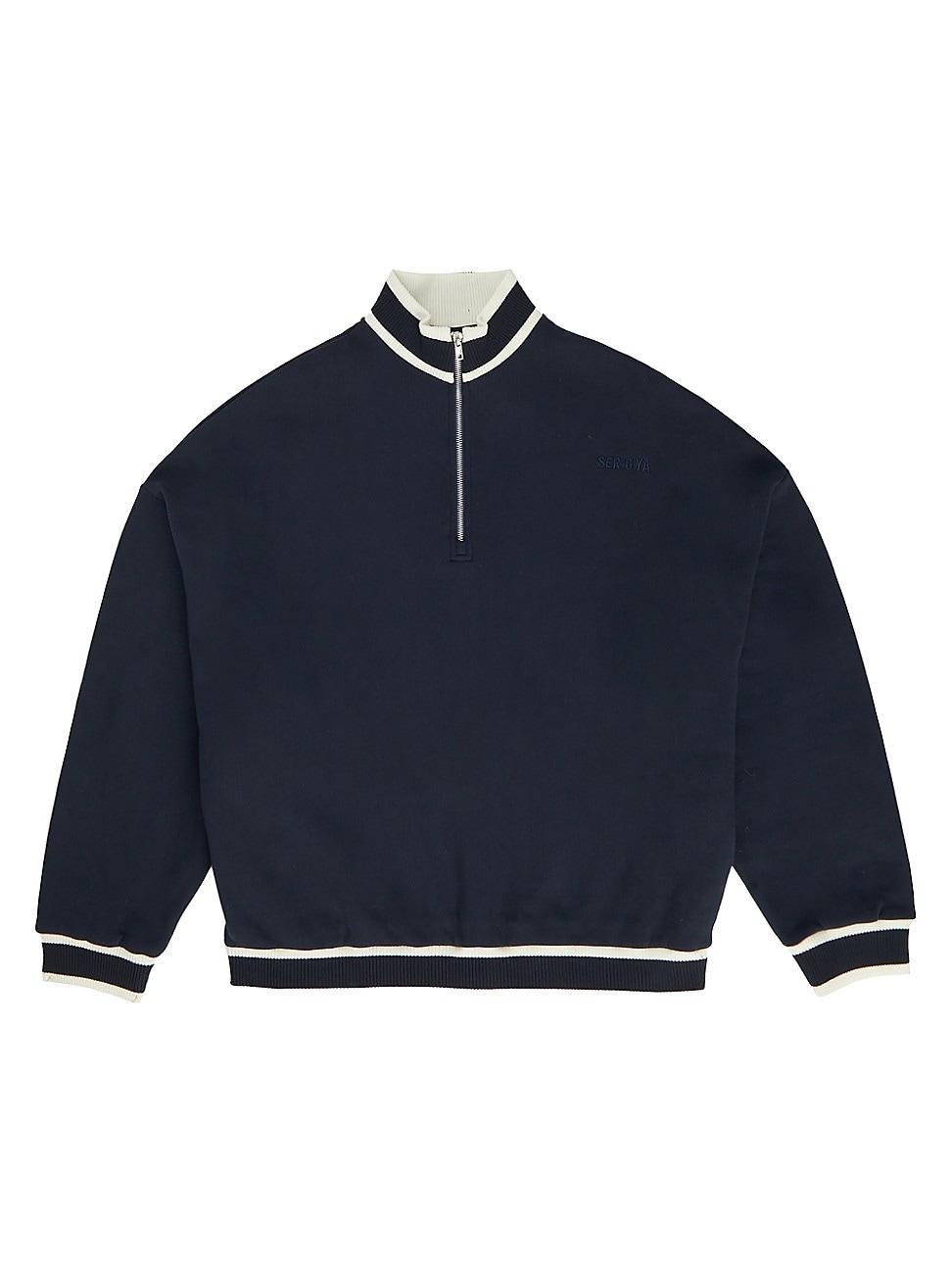 Mens Theodore Oversized 3/4 Zip Pullover Product Image
