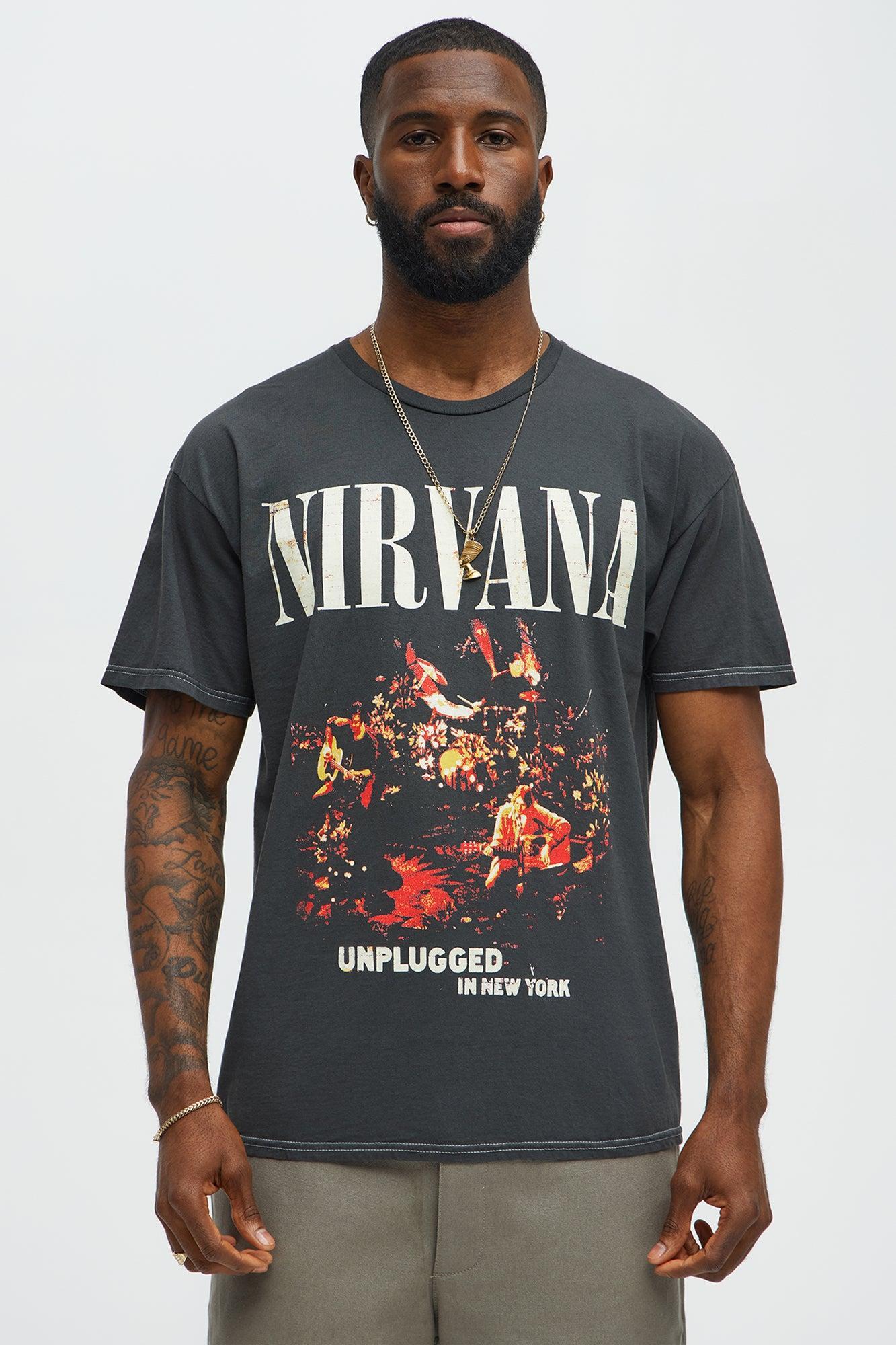 Nirvana New York Unplugged Short Sleeve Tee - Black Male Product Image