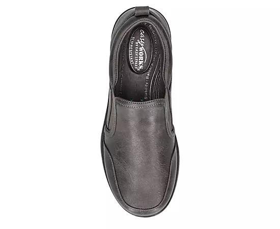Easy Works by Easy Street Garland Slip-Resistant Flat Shoes, Women's, Size: 8.5, Gray Product Image