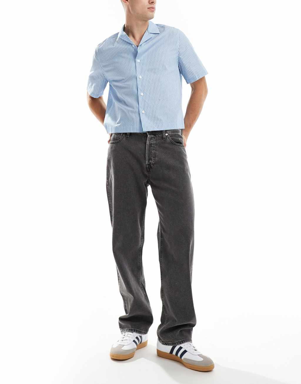 Jack & Jones Eddie loose jean in washed gray  Product Image