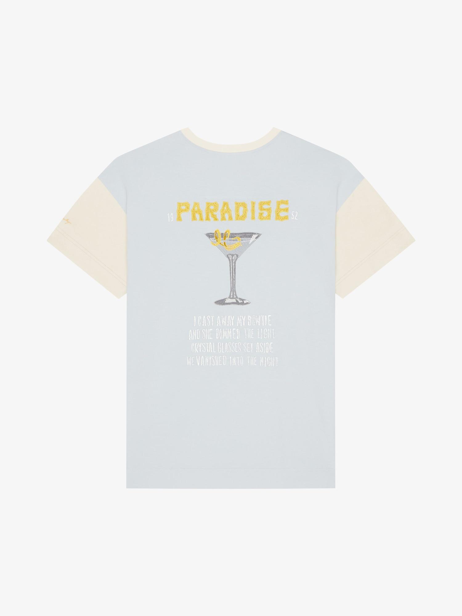 T-shirt in cotton with HG embroidery Product Image