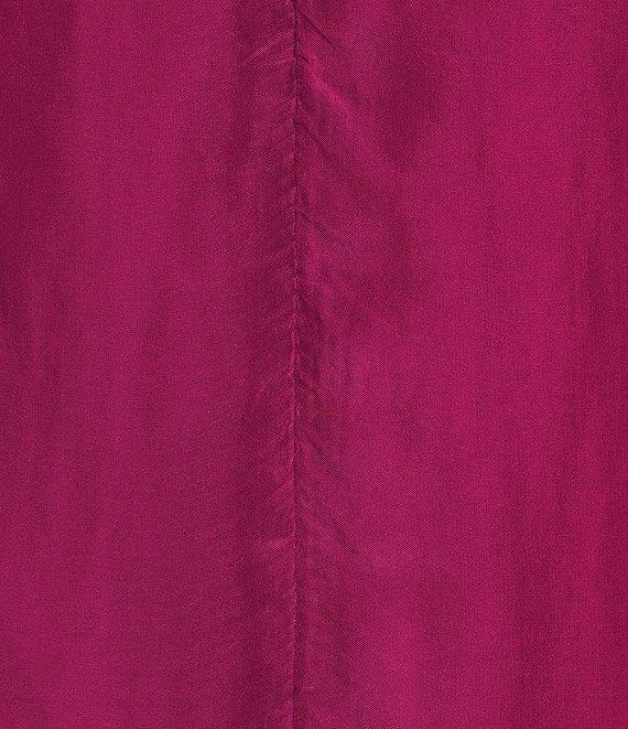 M Made in Italy Silky Scoop Neck Elbow Sleeve Hi-Lo Top Product Image