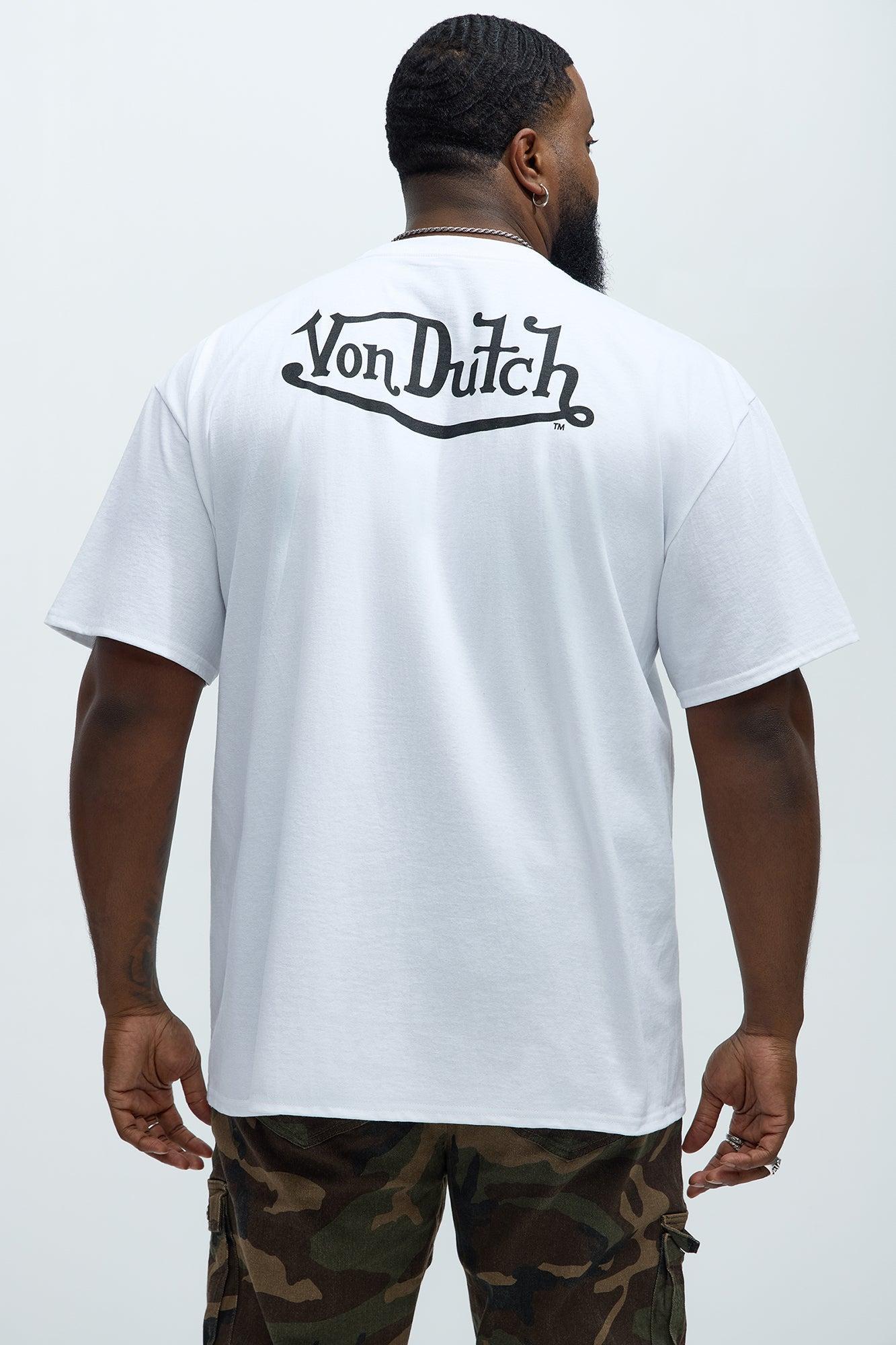 Von Dutch Flying Eyeball Short Sleeve Tee - White Product Image