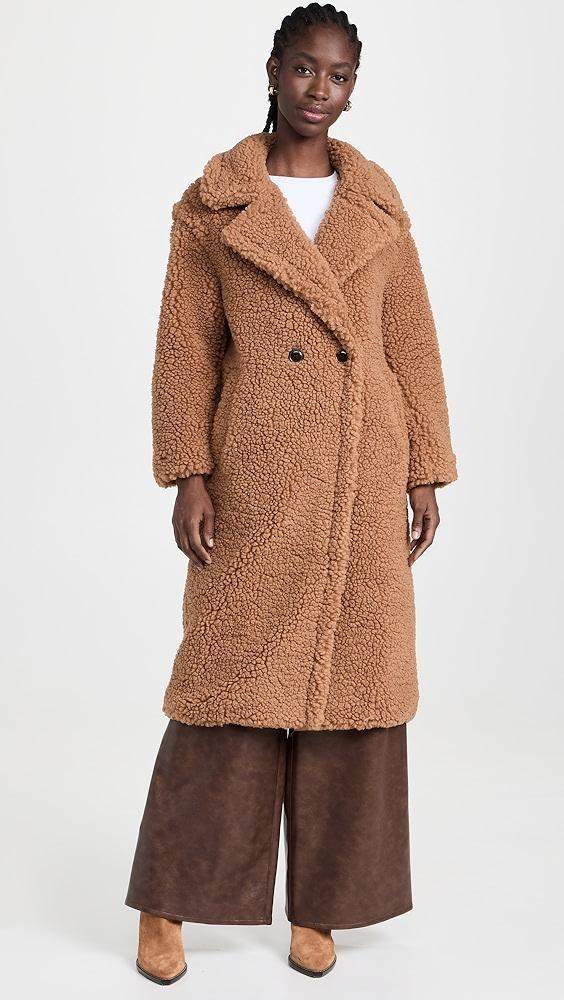 UGG Gertrude Long Teddy Coat | Shopbop Product Image
