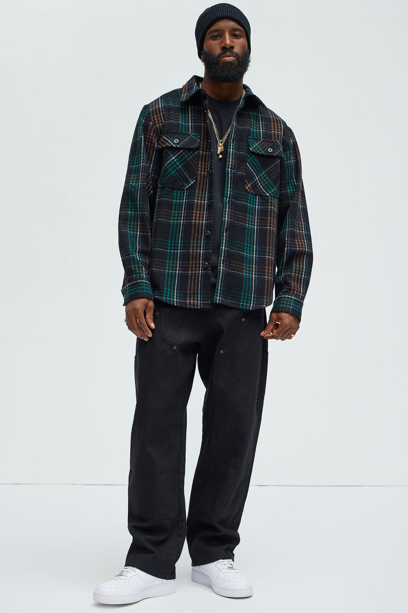 Irving Plaid Button Up Shirt - Multi Color Product Image